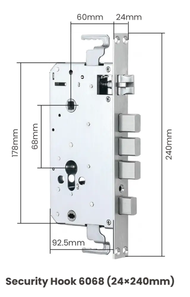 FORTIS Smart Door Lock - Black - Smart Door Lock