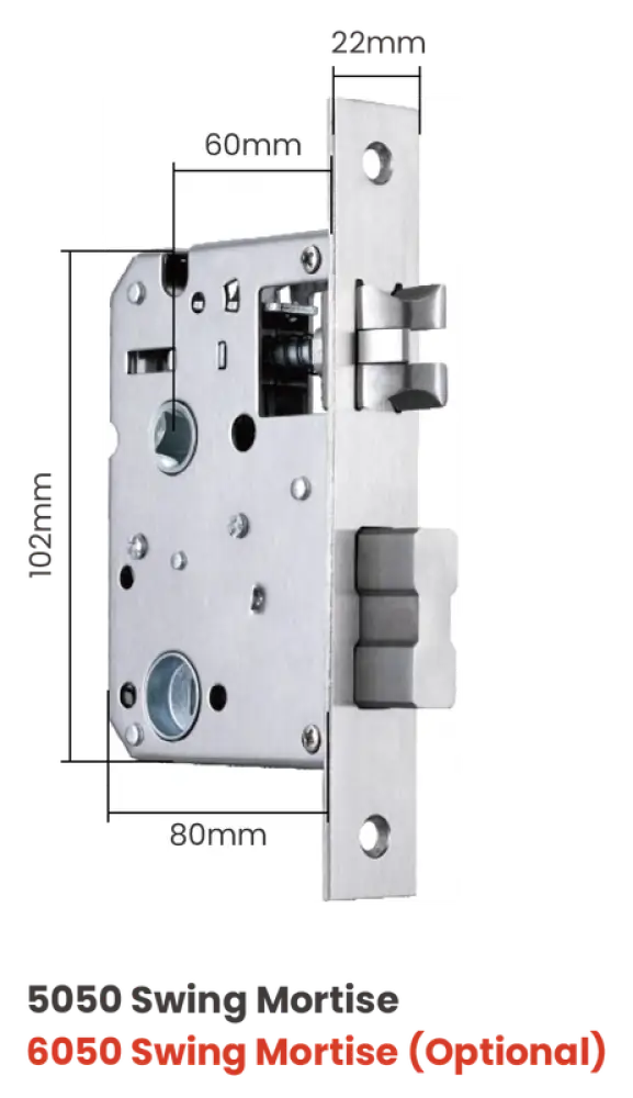 INTEGRA Smart Door Lock - Black - Smart Door Lock