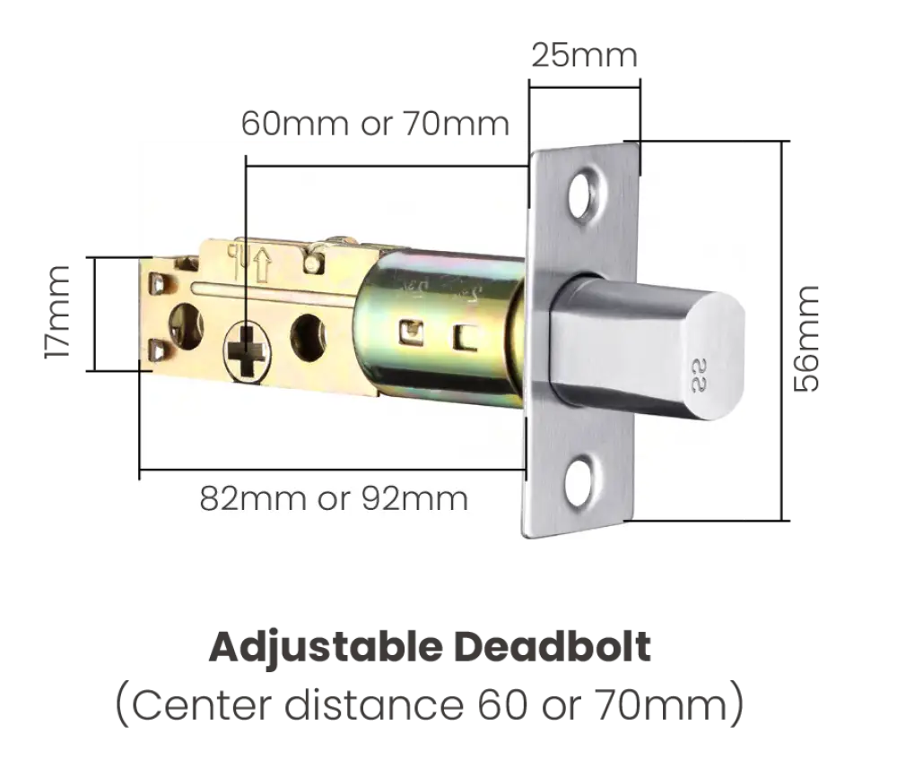 HAVEN Smart Deadbolt Lock Satin-Nickel - Smart Deadbolt Lock