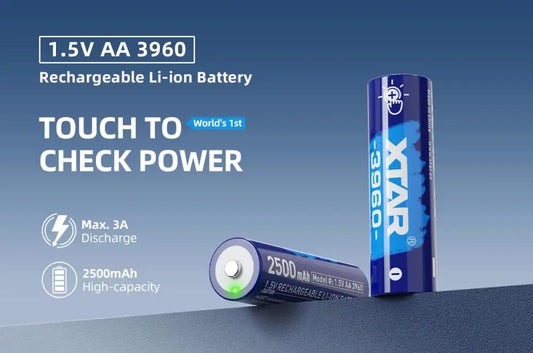 XTAR AA 1.5V 3960mWh Rechargeable Li-ion Battery - 4 Pack