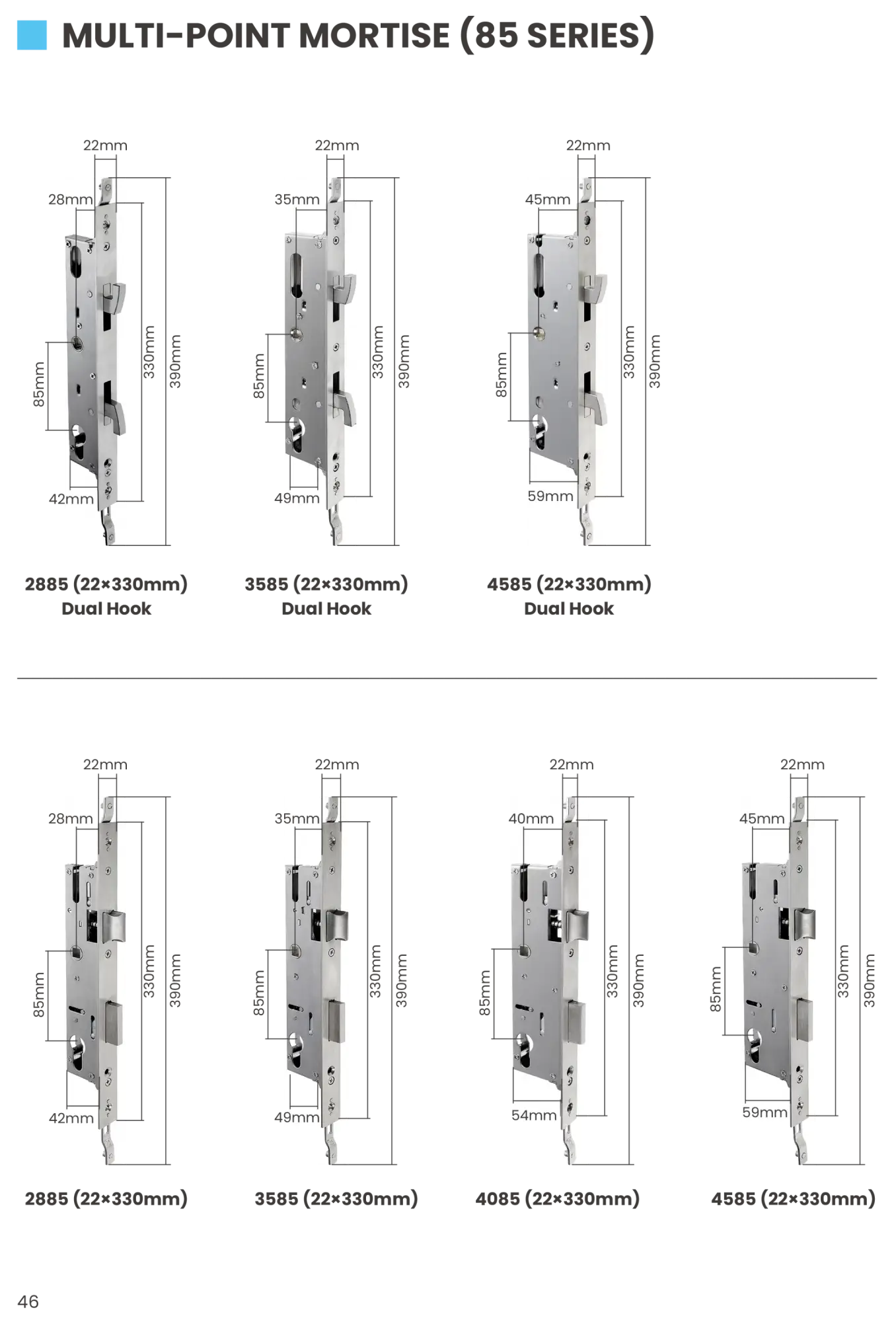 Multi-Point Mortice (85 Series)