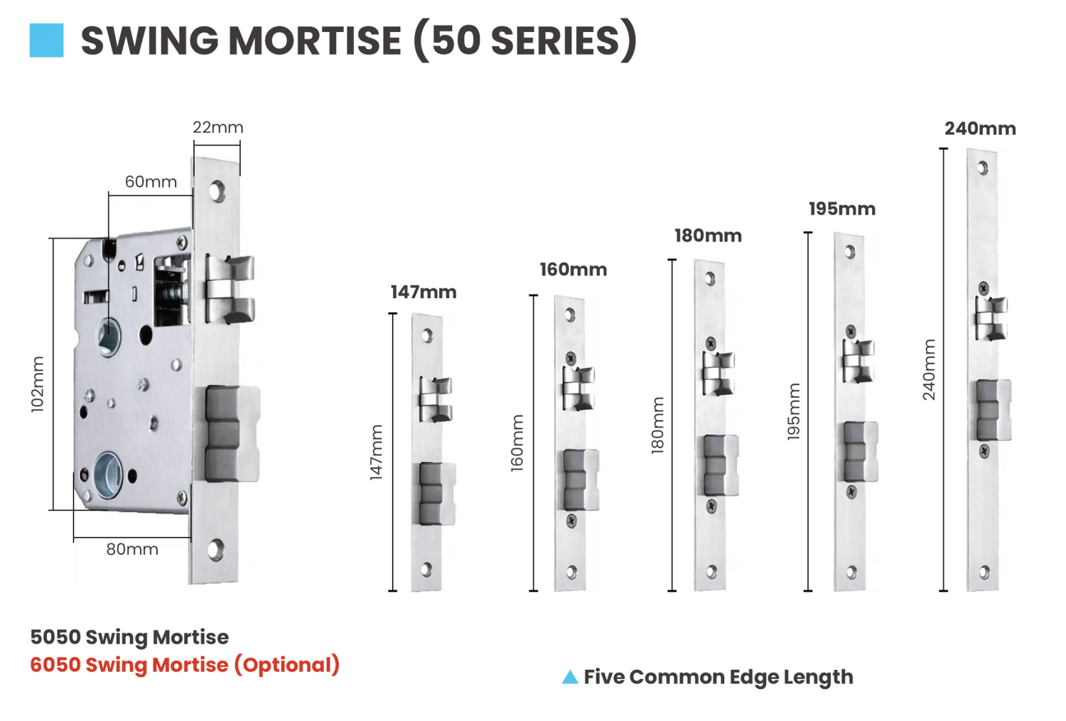 Swing Mortice (50 Series)