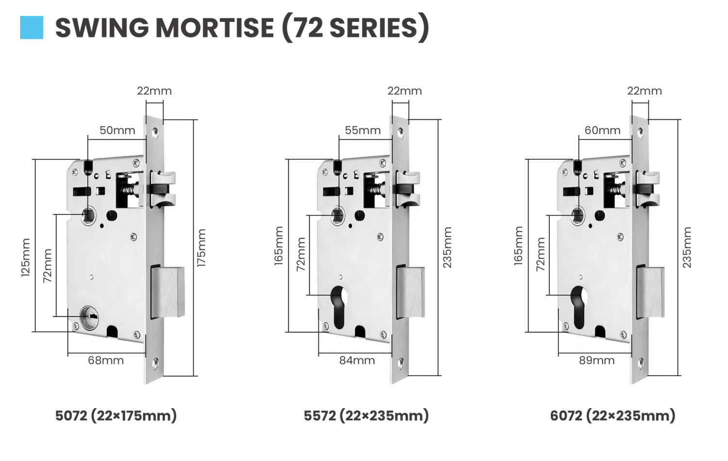 Swing Mortice (72 Series)
