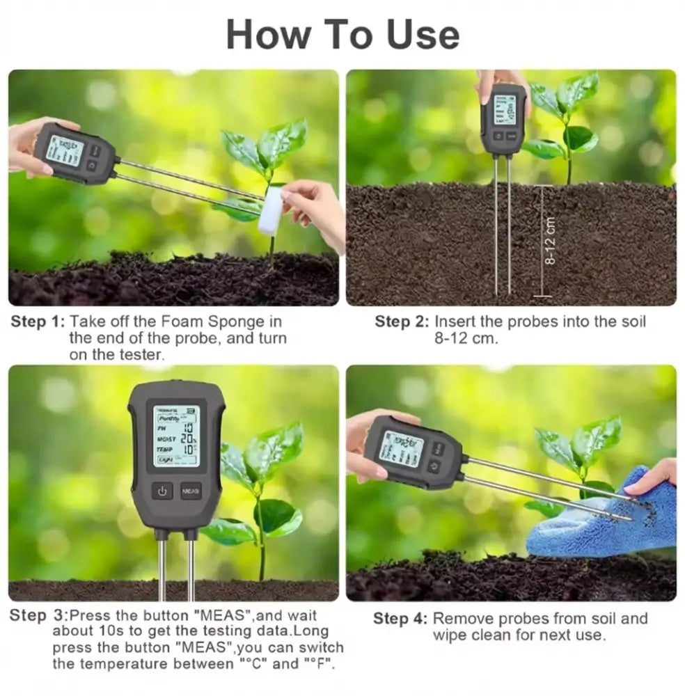 Smart Soil Sensor 5 in 1