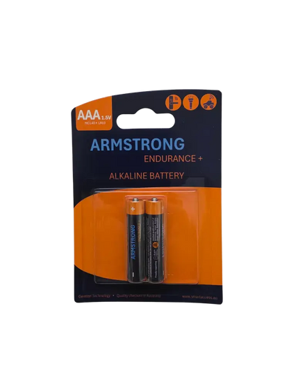 Armstrong AAA Alkaline Batteries - 2 Pack - Alkaline Battery