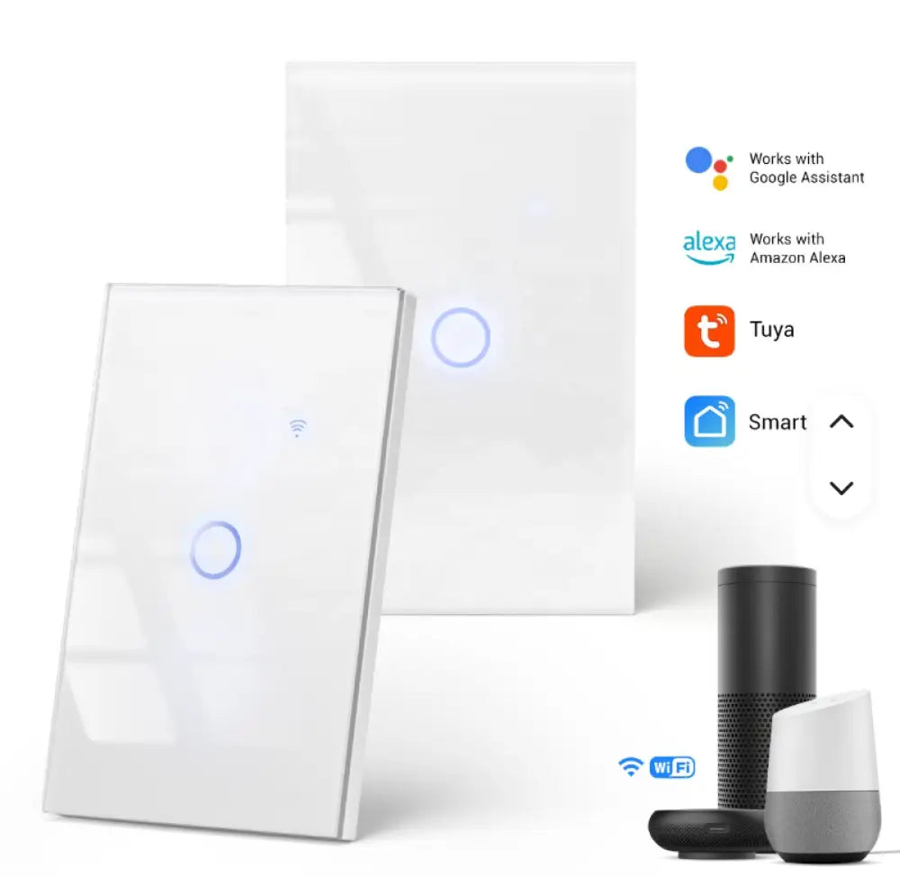 Armstrong Smart Wi-Fi Light Switch 1-Gang - SAA / RCM Approved - Smart Light Switch