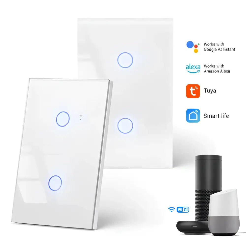 Armstrong Smart Wi-Fi Light Switch 2 Gang - SAA / RCM Approved