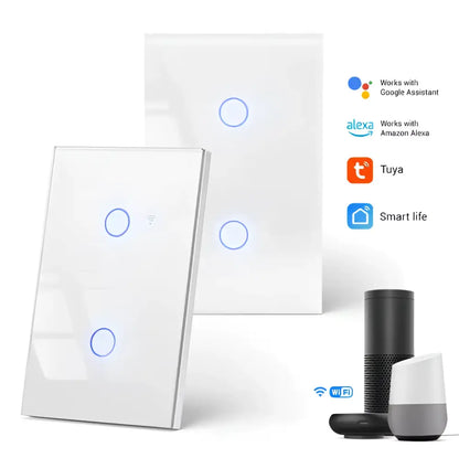 Armstrong Smart Wi-Fi Light Switch 2 Gang - SAA / RCM Approved