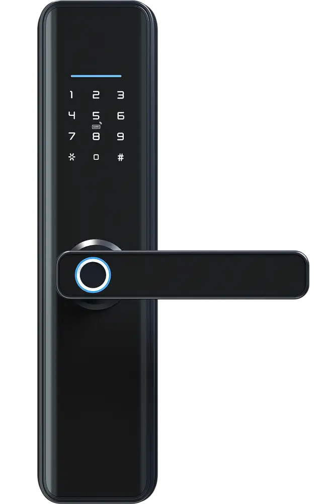 PALADIN Keyless Smart Door Lock (Black) - Fingerprint, App & Keypad Access product demonstration | Armstrong Smart Access