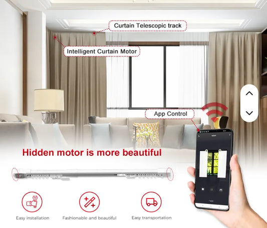 Smart Extendable Curtain Rails - 99.95 / 89.95 - Smart Curtain Rail