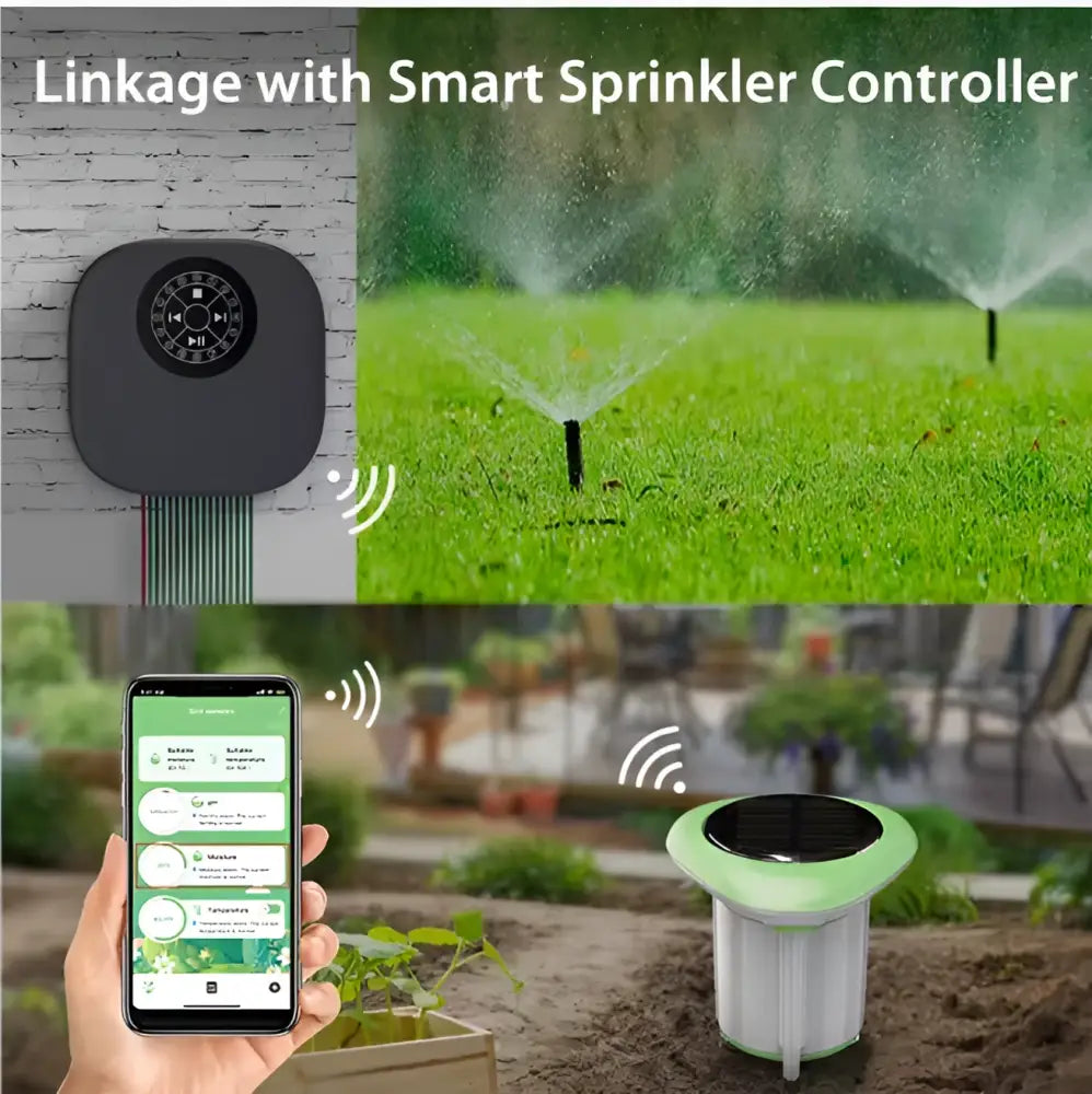 Wi-Fi Solar Soil Sensor - Smart Outdoor