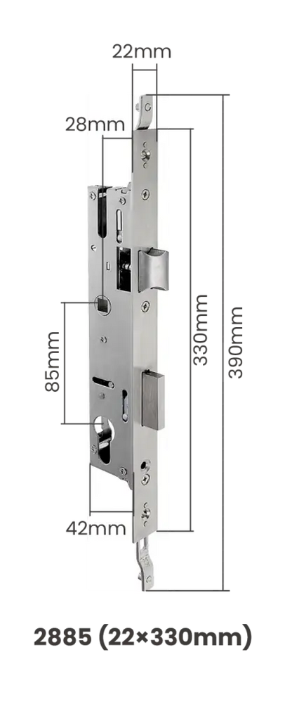VALLO Smart Door Lock - Black - Smart Door Lock